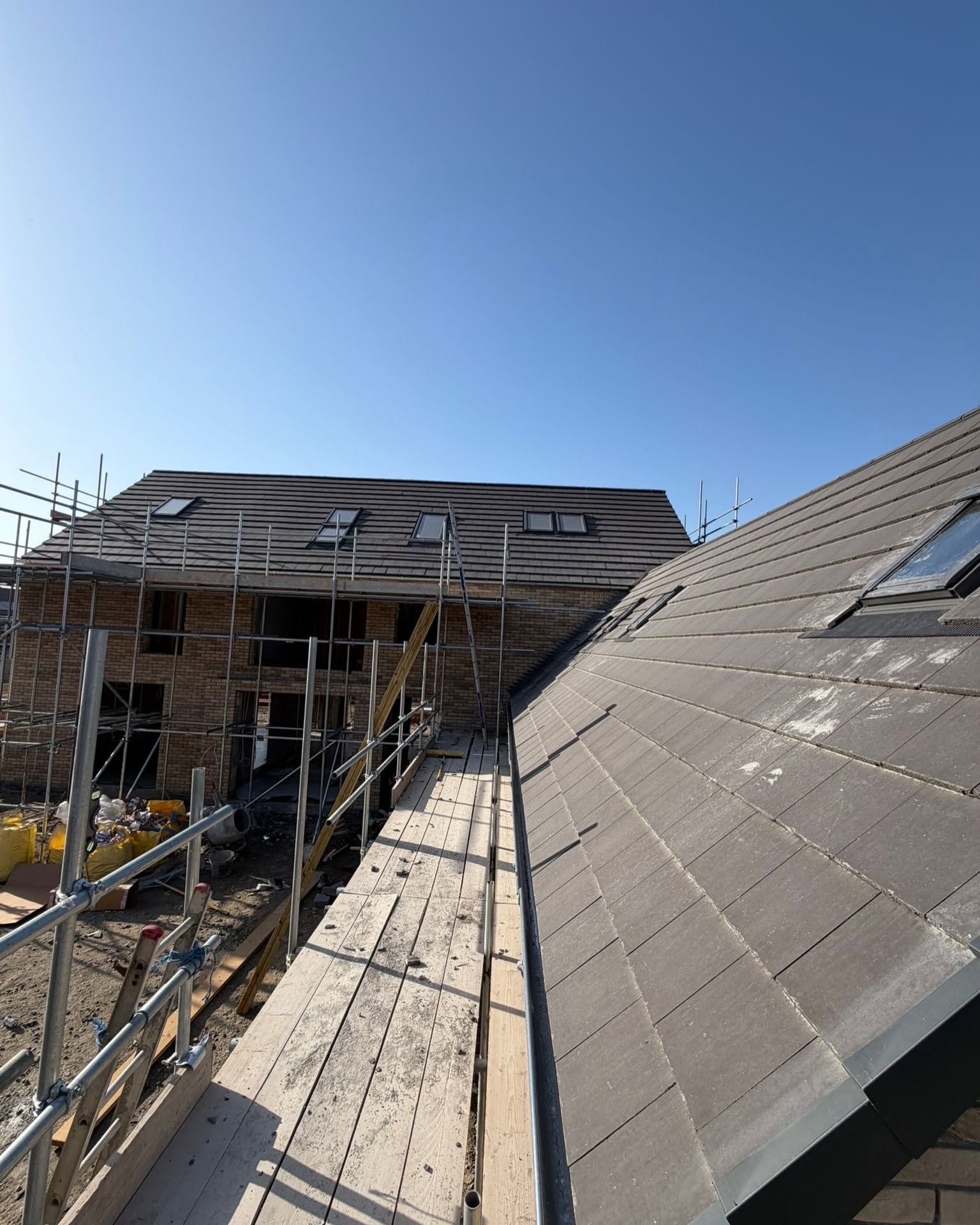 New build roofing project by Kass Roofing